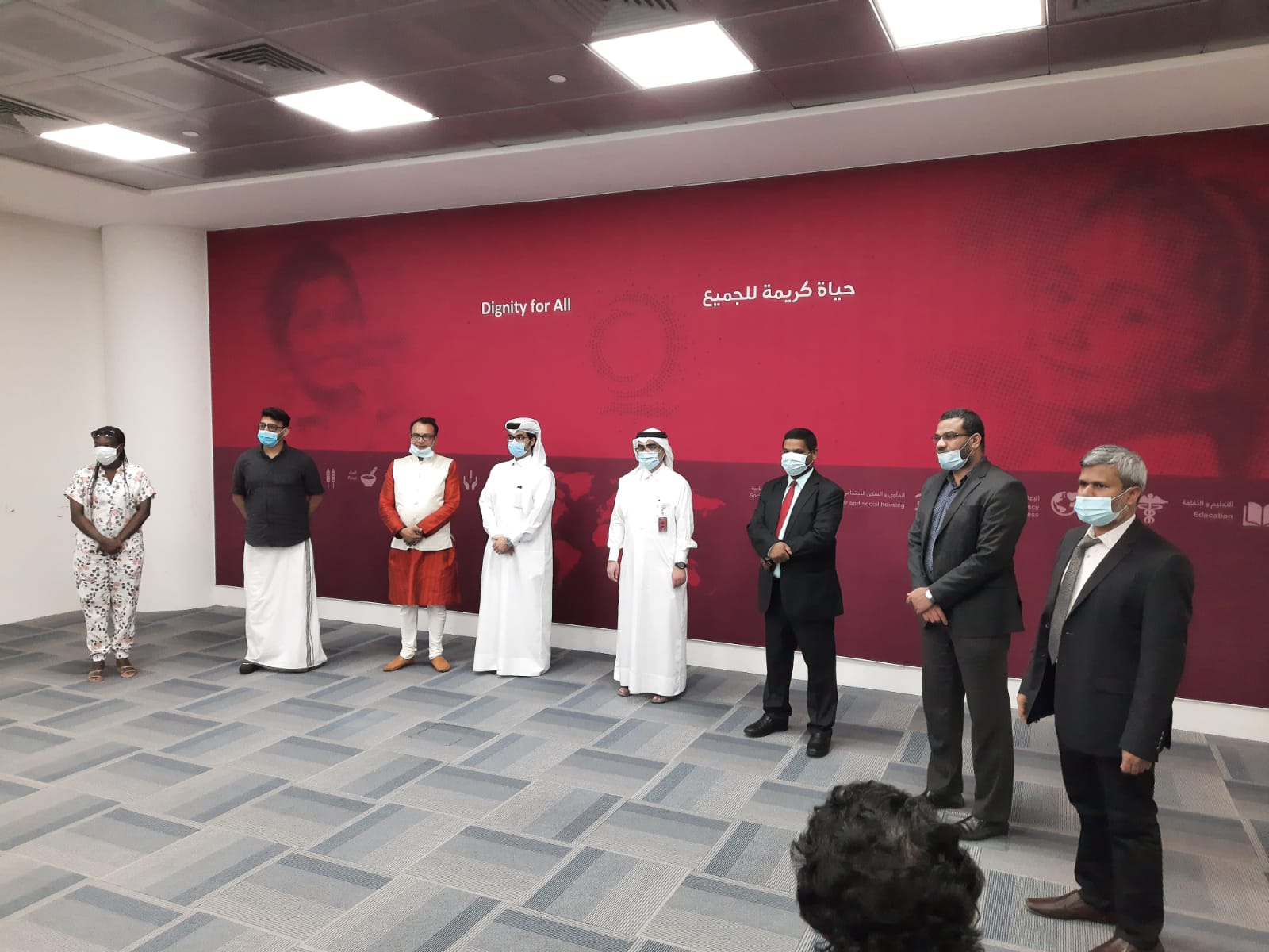 Qatar Indian Social Forum (QISF) distributes Eid Kits aided by Qatar Charity